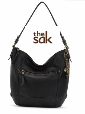 The Sak Sequoia Leather Hobo - Cayenne Mandala Perf